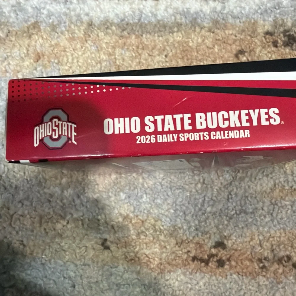 2026 Daily Sports Calendar - Red